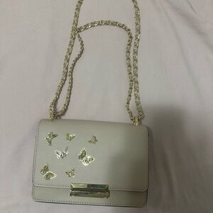 Elegant peach Butterfly Chain Bag